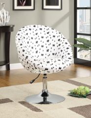 Accent Chair with Dalmatian Pattern - 900520