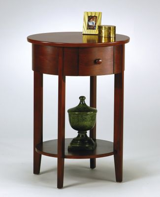 Accent Table in Walnut - Office Star - MA52