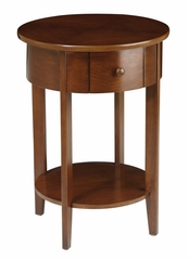 Accent Table in Walnut - Office Star - MA52