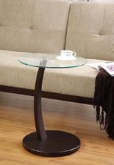 Accent Table with Glass Table Top - 900256