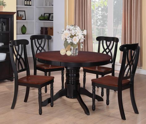 Addison 5-Piece Round Dining Table Set - 103702