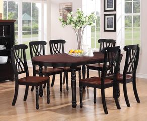 Addison 7-Piece Oval Dining Table Side Chairs Set - 103701
