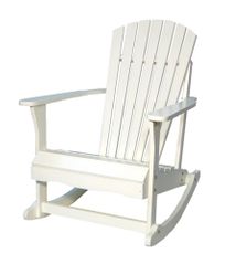 Adirondack Porch Rocker in White - R-52581