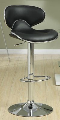 Adjustable Height Contemporary Bar Stool - Set of 2 - 120359