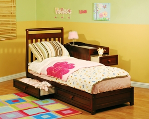 AFG Baby Daphne 3 in 1 Convertible Crib and Changer Cherry