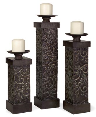 Ainsley Manor Candleholders (Set of 3) - IMAX - 1161-3