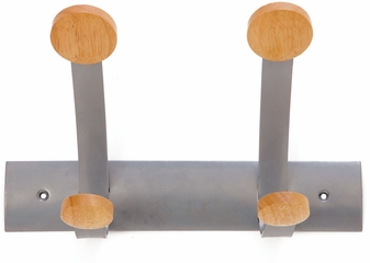 ALBA 2 Double Wooden Coat Hook