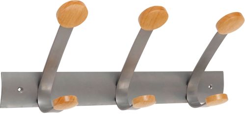 ALBA 3 Double Wooden Coat Hook