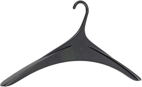 ALBA Set of 12 Sturdy Plastic Coat Hangers