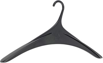ALBA Set of 12 Sturdy Plastic Coat Hangers
