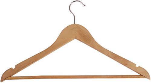 ALBA Set of 25 Wooden Coat Hangers