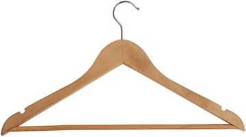 ALBA Set of 25 Wooden Coat Hangers