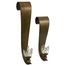 Aldous Glass Flower Candleholders (Set of 2) - IMAX - 87028-2