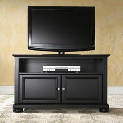 Alexandria 42" TV Stand in Black Finish - Crosley Furniture - KF10003ABK