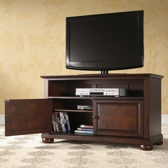 Alexandria 42" TV Stand in Vintage Mahogany Finish - Crosley Furniture - KF10003AMA