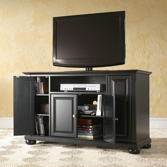 Alexandria 48" TV Stand in Black Finish - Crosley Furniture - KF10002ABK