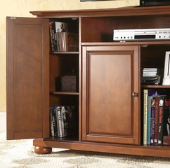 Alexandria 60" TV Stand in Classic Cherry Finish - Crosley Furniture - KF10001ACH