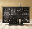 Alexandria Expandable Bar Cabinet in Black Finish - Crosley Furniture - KF40001ABK