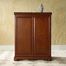 Alexandria Expandable Bar Cabinet in Classic Cherry Finish - Crosley Furniture - KF40001ACH
