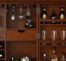 Alexandria Expandable Bar Cabinet in Classic Cherry Finish - Crosley Furniture - KF40001ACH
