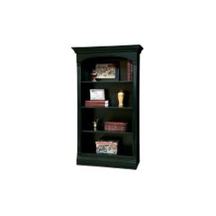 Alexandria Small Antique Black Bookcase by Ty Pennington - Howard Miller