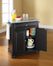 Alexandria Solid Granite Top Portable Kitchen Island in Black - CROSLEY-KF30023ABK