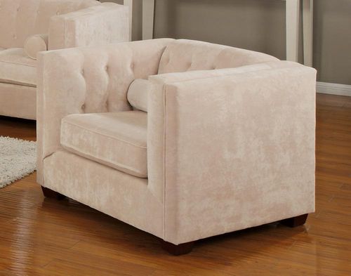Alexis Almond Chair with Track Arms - 504393