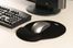 Allsop Black Memory Foam Mouse Pad with Wrist Rest
