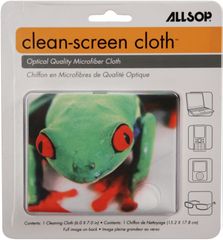 Allsop CleanScreen Cloth - Tree Frog Optical-Grade Microfiber