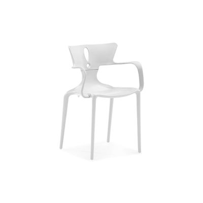Alter Dining Chair in White - Set of 4 - Zuo