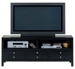 Alto Black Cherry Contemporary 60" TV Unit - 041-9