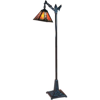 Amber Monarch Downbridge Floor Lamp - Dale Tiffany