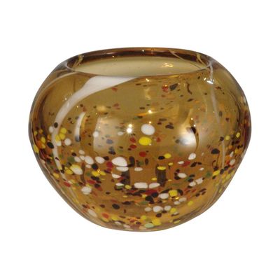 Amber Speckle Round Bowl - Dale Tiffany