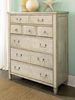 American Drew Americana Home 5 Drawer Chest - Weathered White - 114-215W