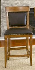 American Drew Americana Home Counter Height Leather Chair - Set of 2 - 114-690