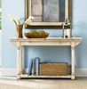 American Drew Americana Home Flip Top Console in Weathered White - 114-925W