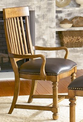 American Drew Americana Home Slat Back Arm Chair - Set of 2 - 114-637