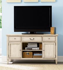 American Drew Americana Home Weathered White 54" Entertainment Unit  - 114-581W