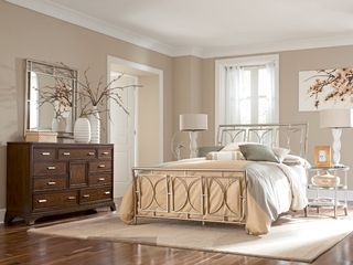 American Drew Essex Queen Bedroom Set with 2 Nightstands - 104-395R