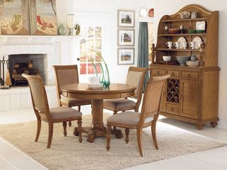American Drew Grand Isle 8pc Round Dining Set - 079-701R