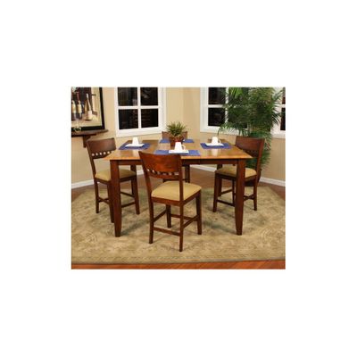 Andria 5pc Counter Height Table Set - American Hertiage - AH-713426