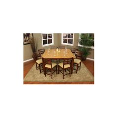 Andria 9pc Counter Height Table Set - American Hertiage - AH-713100