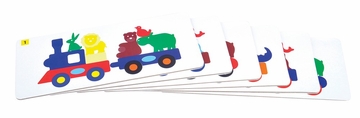 Animal Train Sort and Match in Multi Color - Guidecraft - G5082