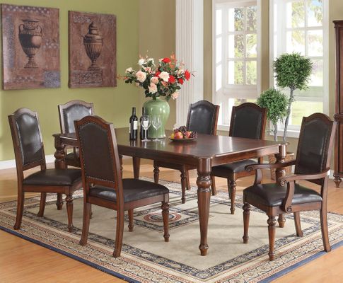 Anson Transitional Seven Piece Dining Set - 103461