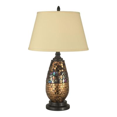 Antique Gold Mosaic Table Lamp - Dale Tiffany