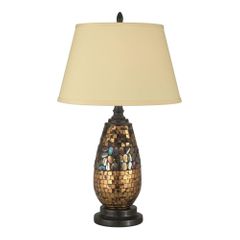 Antique Gold Mosaic Table Lamp - Dale Tiffany