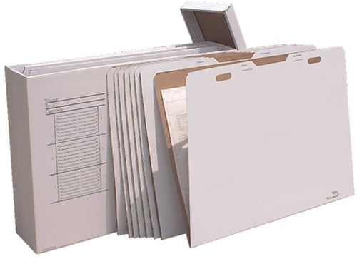 AOS VFILE43 Vertical Flat Storage with 8 VFolder43