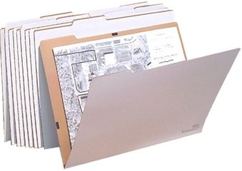 AOS VFOLDER25 Flat Storage File Folders - Package of 10