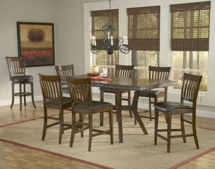 Arbor Hill 7-Piece Counter Height Dining Set in Colonial Chestnut - Hillsdale Furniture - 4232GTBS7