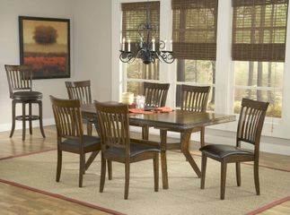 Arbor Hill 7-Piece Dining Set in Colonial Chestnut - Hillsdale Furniture - 4232DTBC7